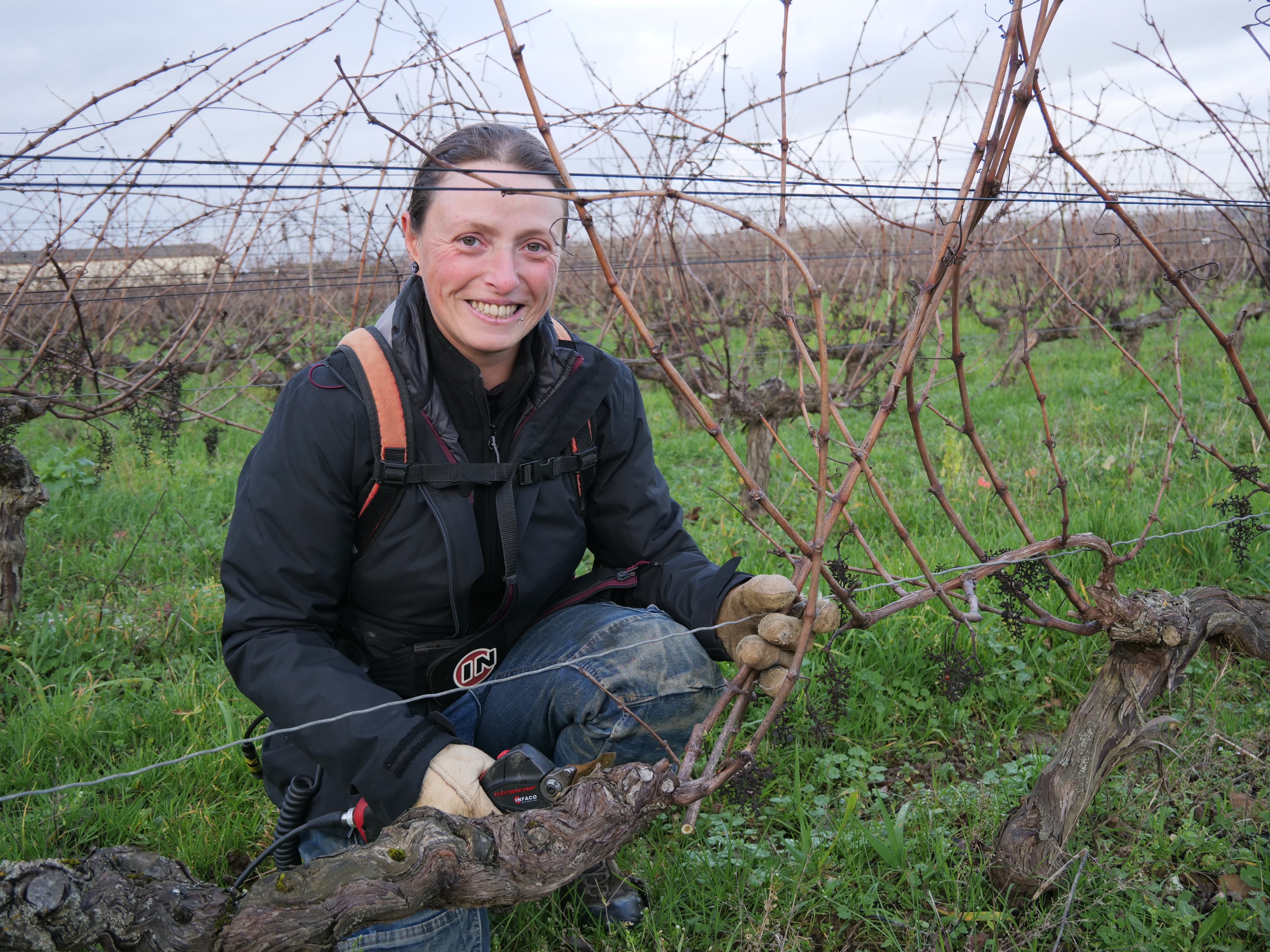 Céline Coquelet, future agent polyvalent viticole